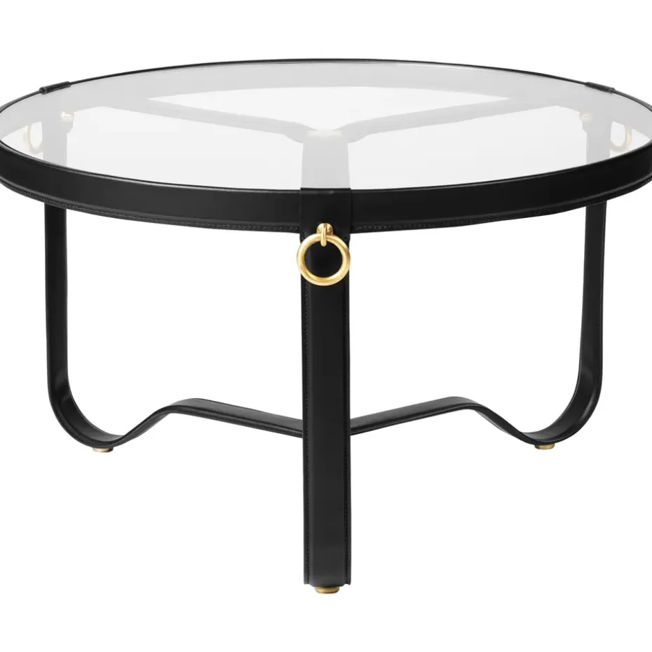 Table basse Adnet Ø70 cm, Noir