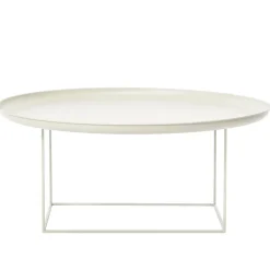 Table basse Duke Large, Blanc antique