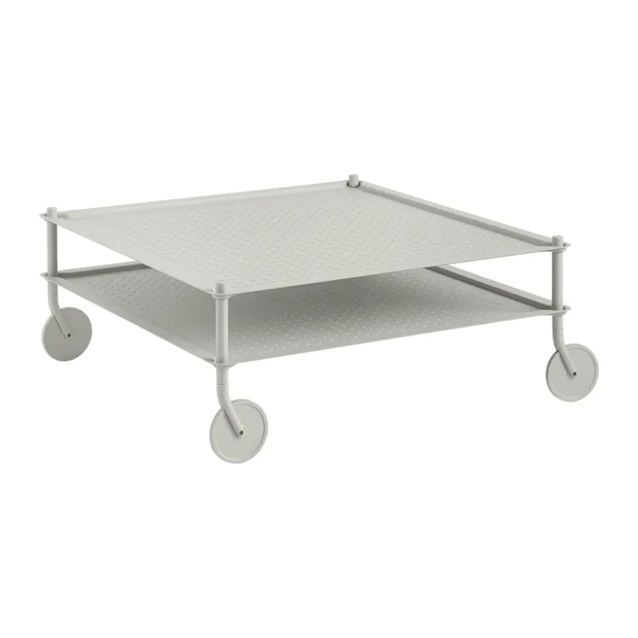 Table basse Flow 95x95 cm, Grey