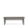 Table basse Grow, chêne fumé lasuré, large