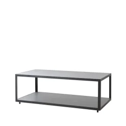 Table basse Level céramique 62x122 cm, Light grey-lava grey