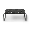 Table basse Ocean lounge table 70x70x30 cm, Black