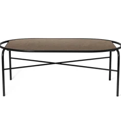 Table basse ovale Secant granit, Antique brown