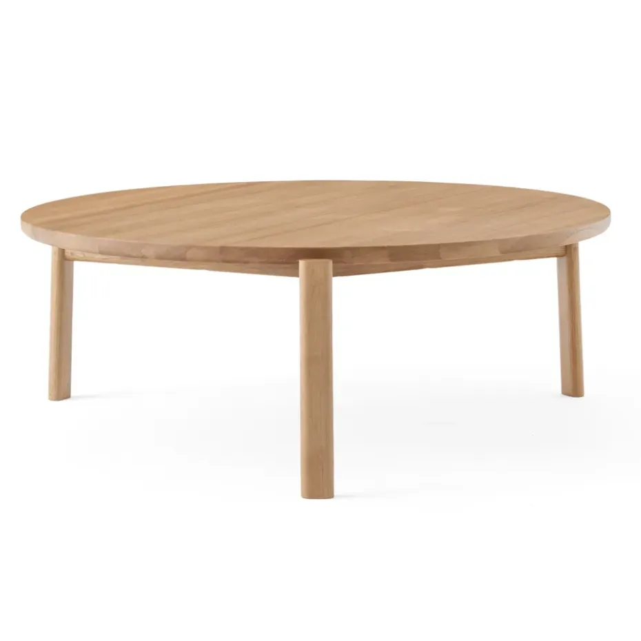 Table basse Passage Ø90 cm, Chêne