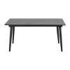 Table basse Pavone 60x90 cm, Black