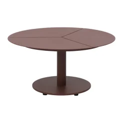 Table basse Peace, Zin red, Ø80x40 cm