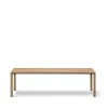 Table basse Piloti 6715, Chêne clair huilé-hauteur 41 cm