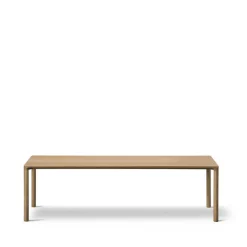 Table basse Piloti 6715, Chêne clair huilé-hauteur 41 cm