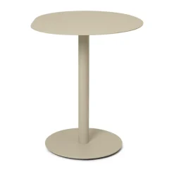 Table bistrot Pond Ø 64x72 cm, Cashmere