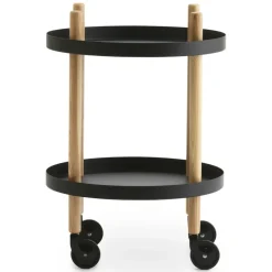 Table Block Ø45 cm, Noir