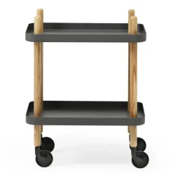Table Block, gris foncé