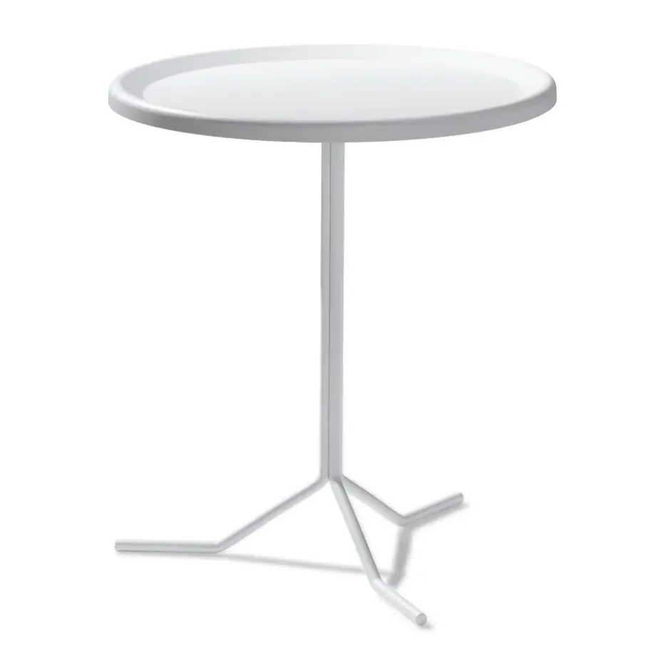 Table Bong Ø40x72 cm, Blanc
