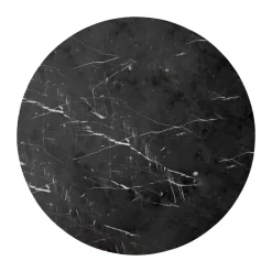 Table d'appoint Androgyne plateau de table Ø65 cm, Nero Marquina