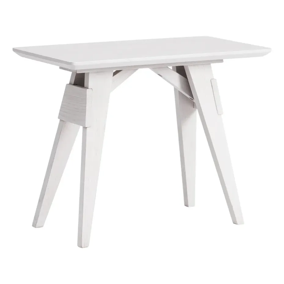 Table d'appoint Arco S, Blanc