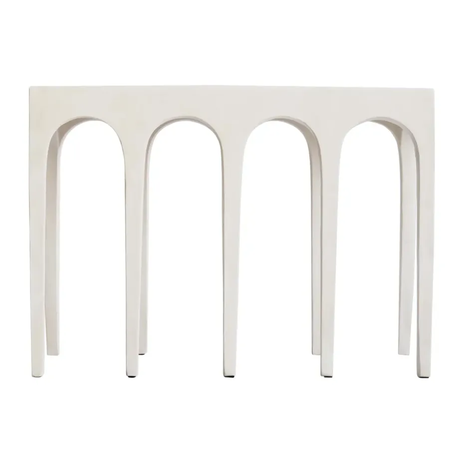 Table d'appoint Bow Console big 114x82 cm, Bouleau