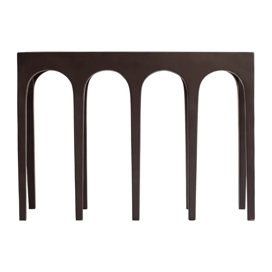 Table d'appoint Bow Console big 114x82 cm, Coffee