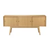 Table d'appoint Butler A83, Oak nature lacquered