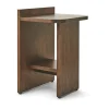Table d'appoint Ismo, Chêne foncé