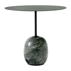 Table d'appoint Lato LN9, Deep Green-Verde Alpi Marble