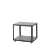 Table d'appoint Level, Light grey céramique-lave gris