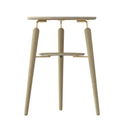 Table d'appoint My Spot, Chêne-laiton