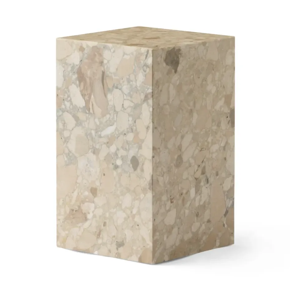 Table d’appoint Plinth tall 30x30x51 cm, Kunis Breccia