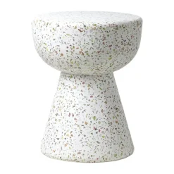 Table d'appoint Terrazzo Ø35 cm, Terrazzo multicolour