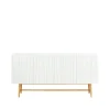 Table d'appoint Vass 60 180, white, chêne blanc p2 support