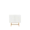 Table d'appoint Vass 60 90, white, chêne blanc p2 support