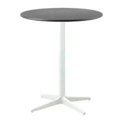 Table de café Drop Ø60 cm, Lava grey-white