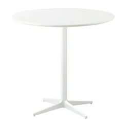 Table de café Drop Ø80 cm, White-white