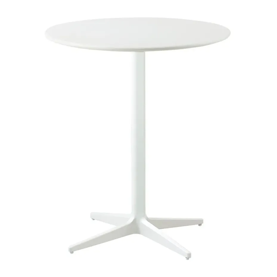 Table de café Drop Ø60 cm, White-white