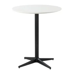 Table de café Drop Ø60 cm, White-lava grey