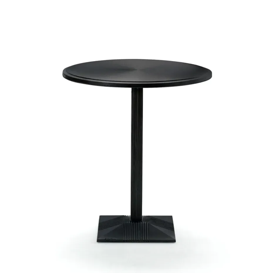Table de café Lund Ø65 cm, Noir, Ø65cm