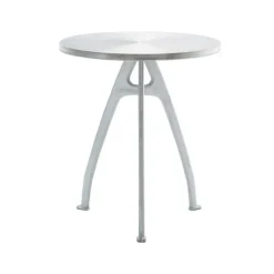 Table de café Odd, Aluminium, support en aluminium brut, boucle