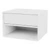 Table de chevet Dash, New white 101, suspension incluse cm