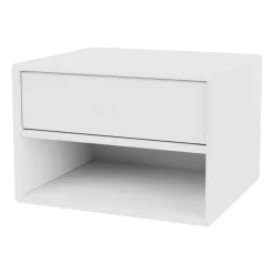Table de chevet Dash, New white 101, suspension incluse cm