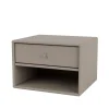 Table de chevet Dash, truffle 141, suspension incluse cm