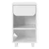 Table de chevet Vidja, Blanc