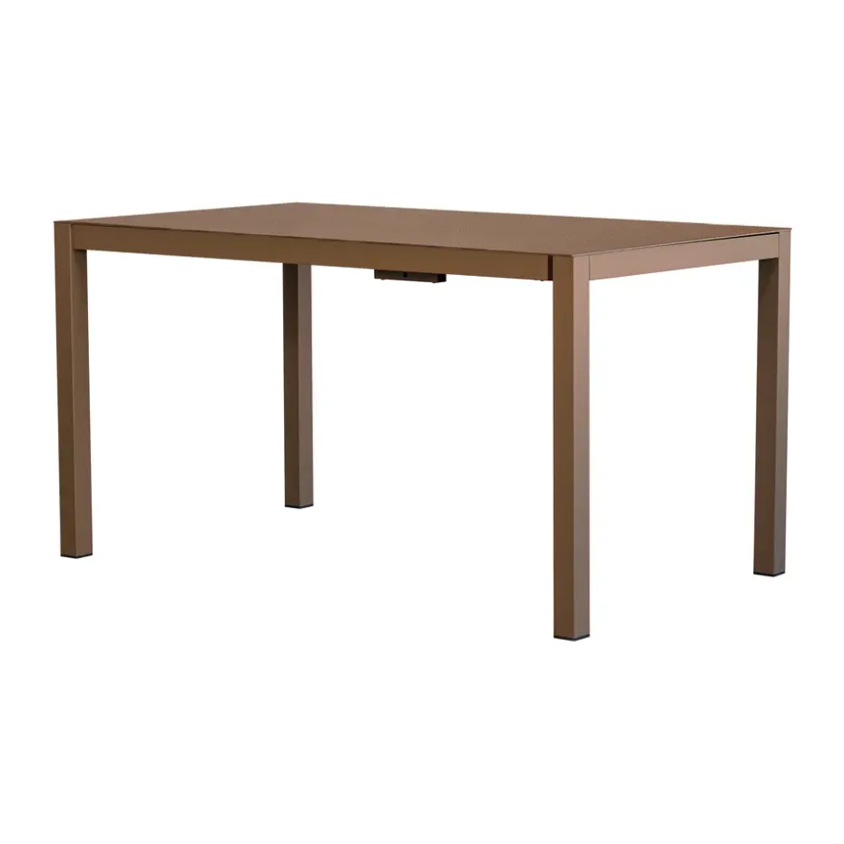 Table de salle à manger extensible Aria 140-200 cm, Rouille