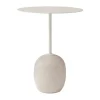 Table Lato LN8, Ivory white-Crema diva marble