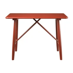 Table pour enfants P10, Beech red painted