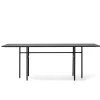 Table rectangulaire Snaregade, noir