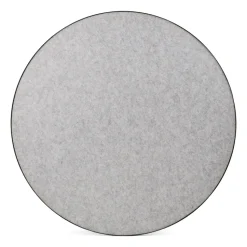 Tableau d'affichage Retell Ø80 cm, Gris clair