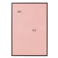 Tableau Design Letters A2, rose
