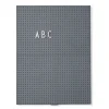 Tableau pour lettres A4 Design Letters, gris foncé