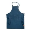 Tablier Aron denim 70x90 cm, Bleu