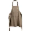 Tablier en coton Ernst, Taupe