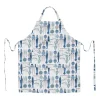 Tablier Picknick petit motif, Bleu-beige