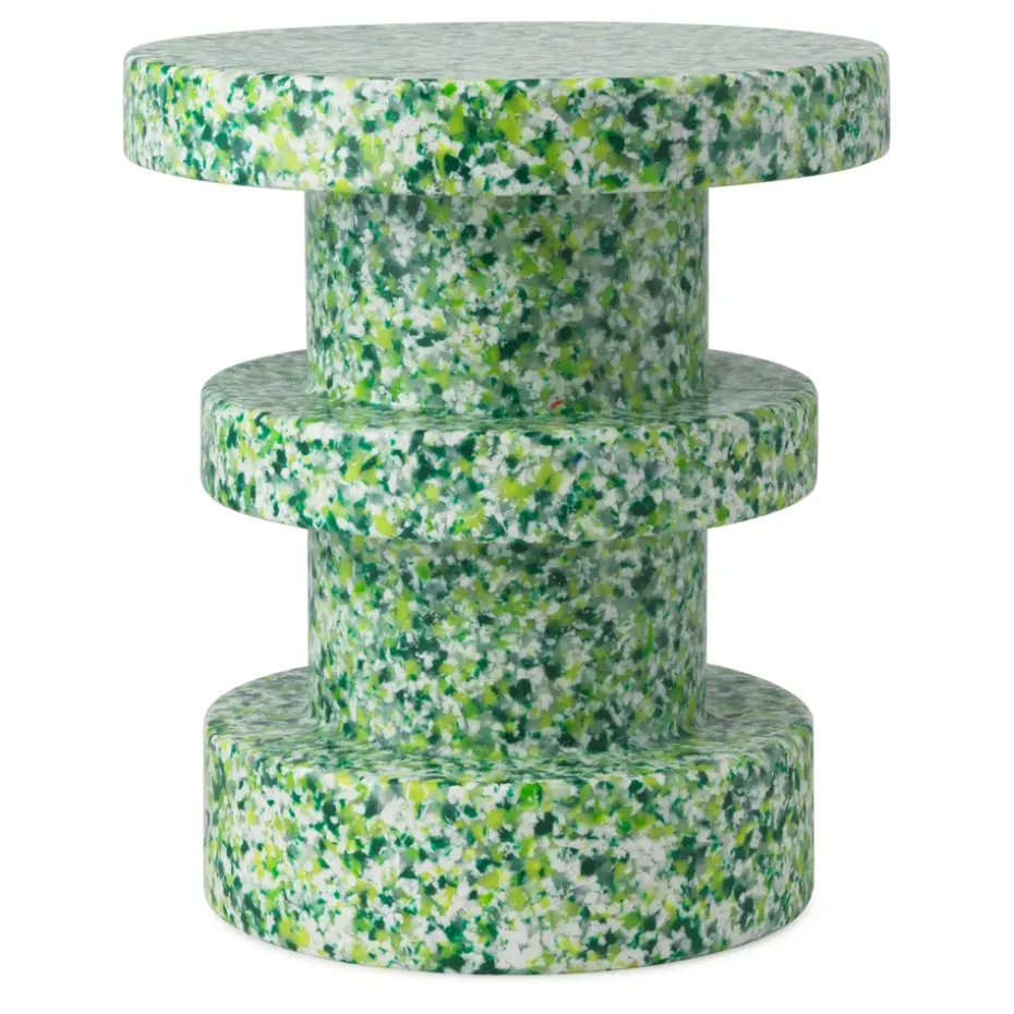 Tabouret Bit Stack, Vert